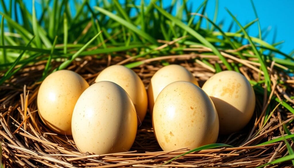 Runner duck eggs
