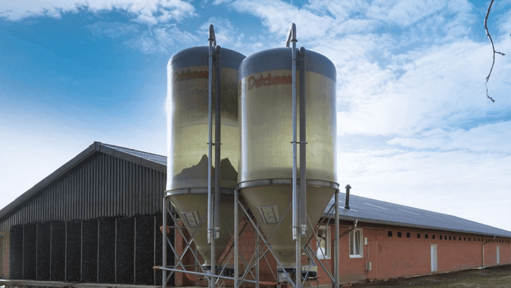 duck feed storage
